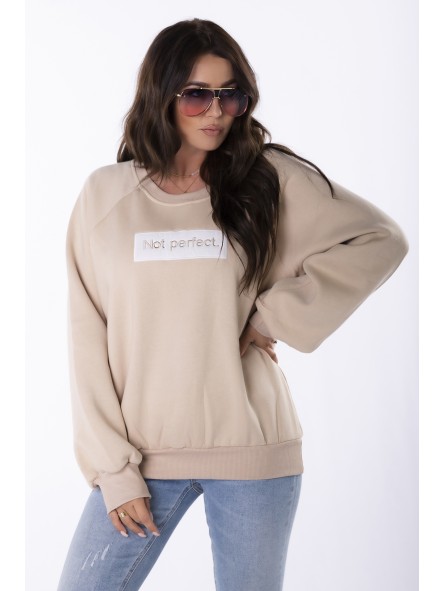 bluza oversize z naszywką -  omnimoda.pl