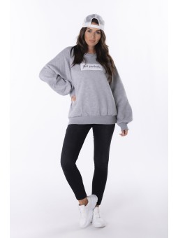 bluza oversize z naszywką -  omnimoda.pl