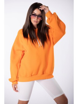 bluza oversize z nadrukiem na plecach -  omnimoda.pl