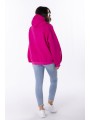 bluza oversize z kapturem i naszywką -  omnimoda.pl