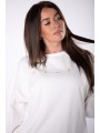 bluza z wyszywanym napisem -  omnimoda.pl