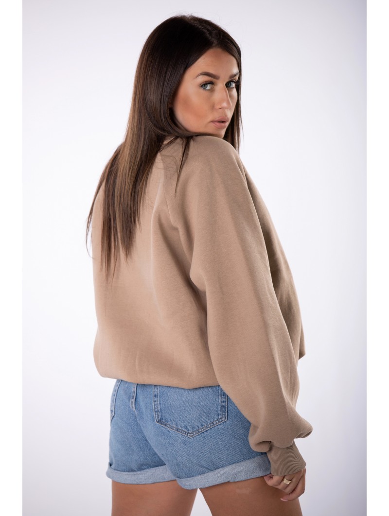 bluza oversize z naszywką -  omnimoda.pl