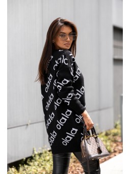 Sweter w graficzny print -  omnimoda.pl